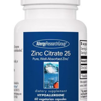 Zinc Citrate 25 Mg 60 caps