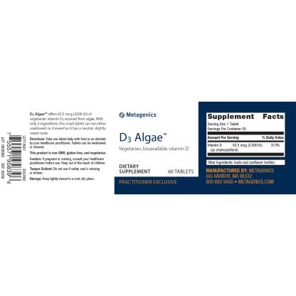 D3 Algae Label