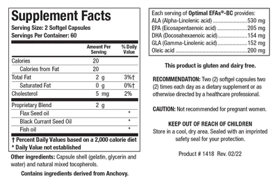 Optimal EFAs-BC Label
