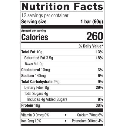 Ultra Protein Bar Label